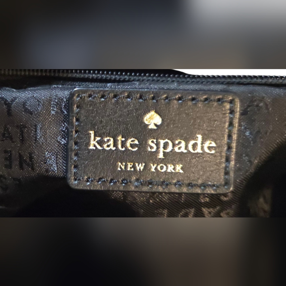 Kate Spade - Large New York Maple Court Maxime Scallop Black Tote 19x11x6 - Picture 10 of 16